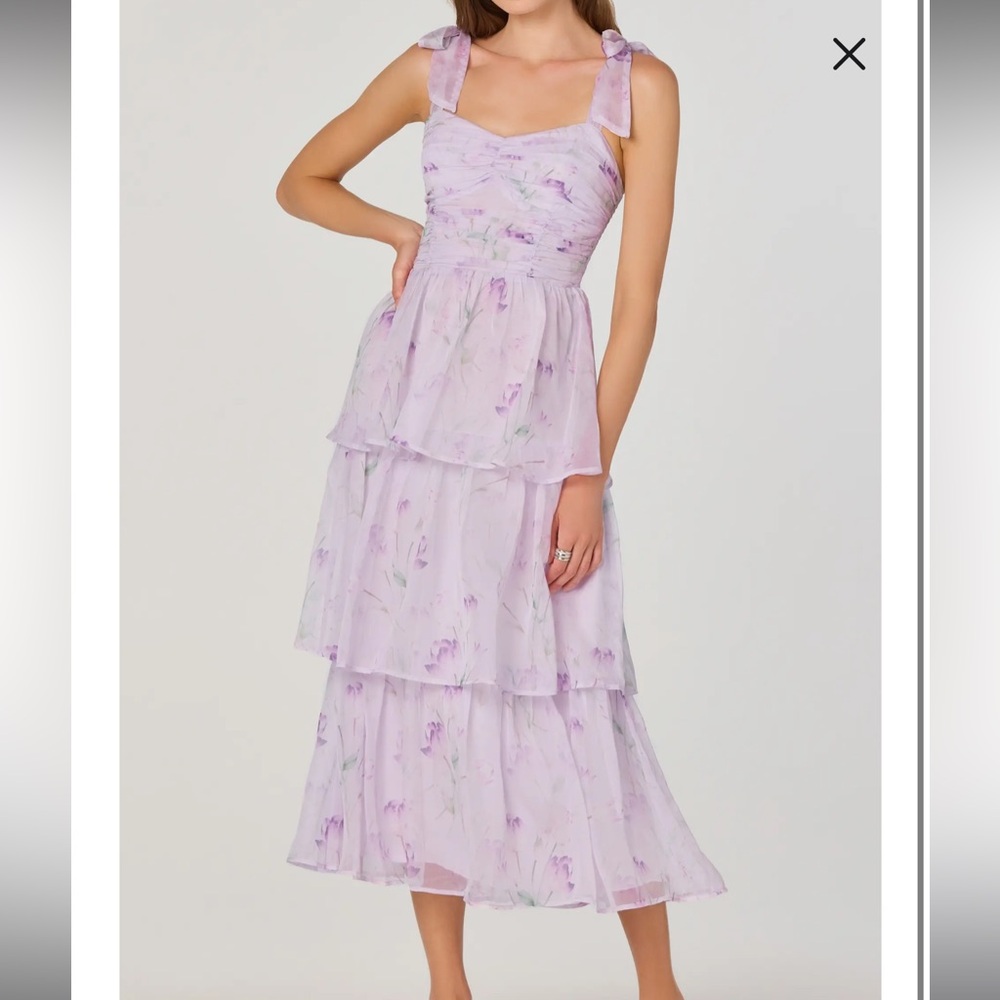 Tiered Tie Strap Sundress